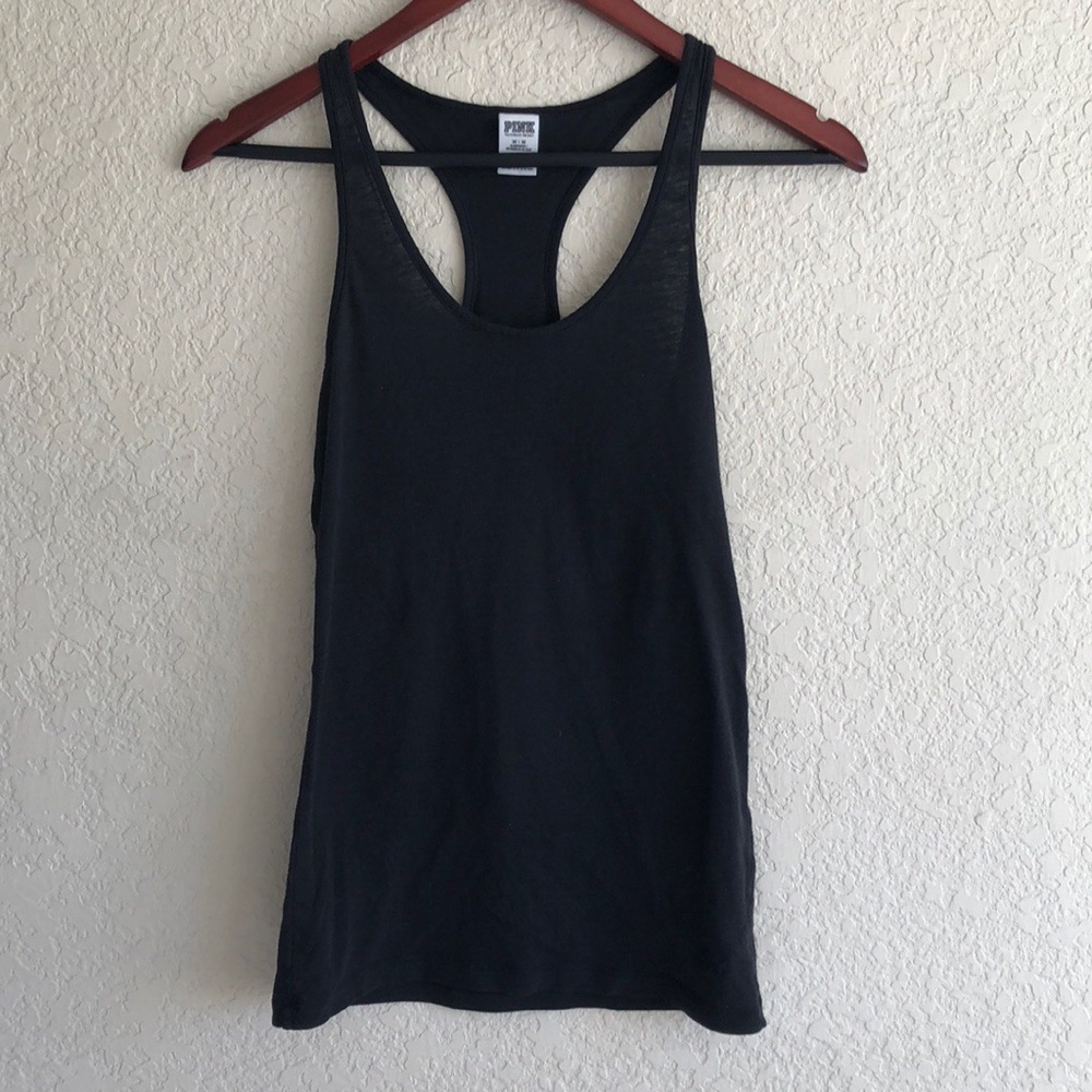 VS PINK Black Tank Top
